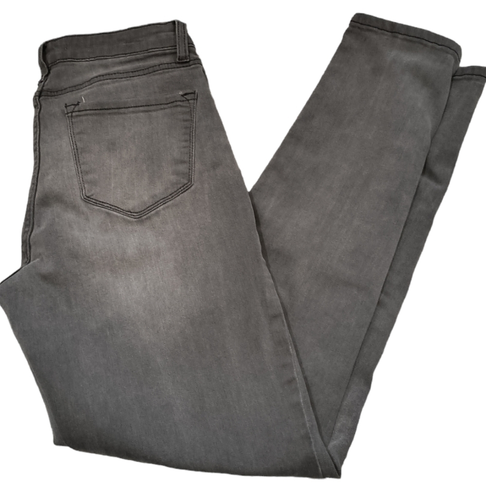 KanCan Faded Gray Mid Rise Skinny Jeans Size 9